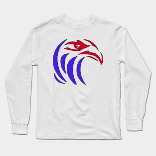 Minimalist patriotic eagle Long Sleeve T-Shirt